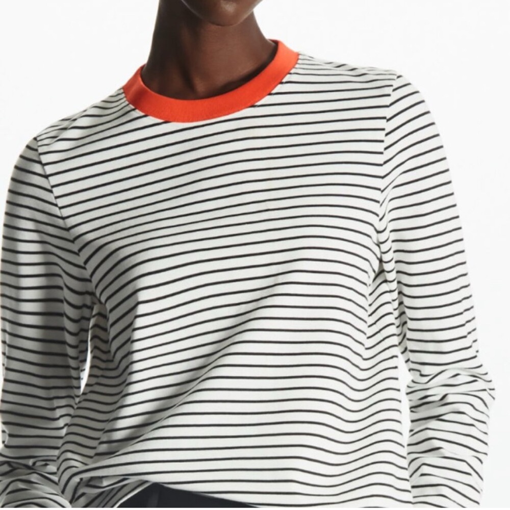 COS Striped Long Sleeve T-Shirt
